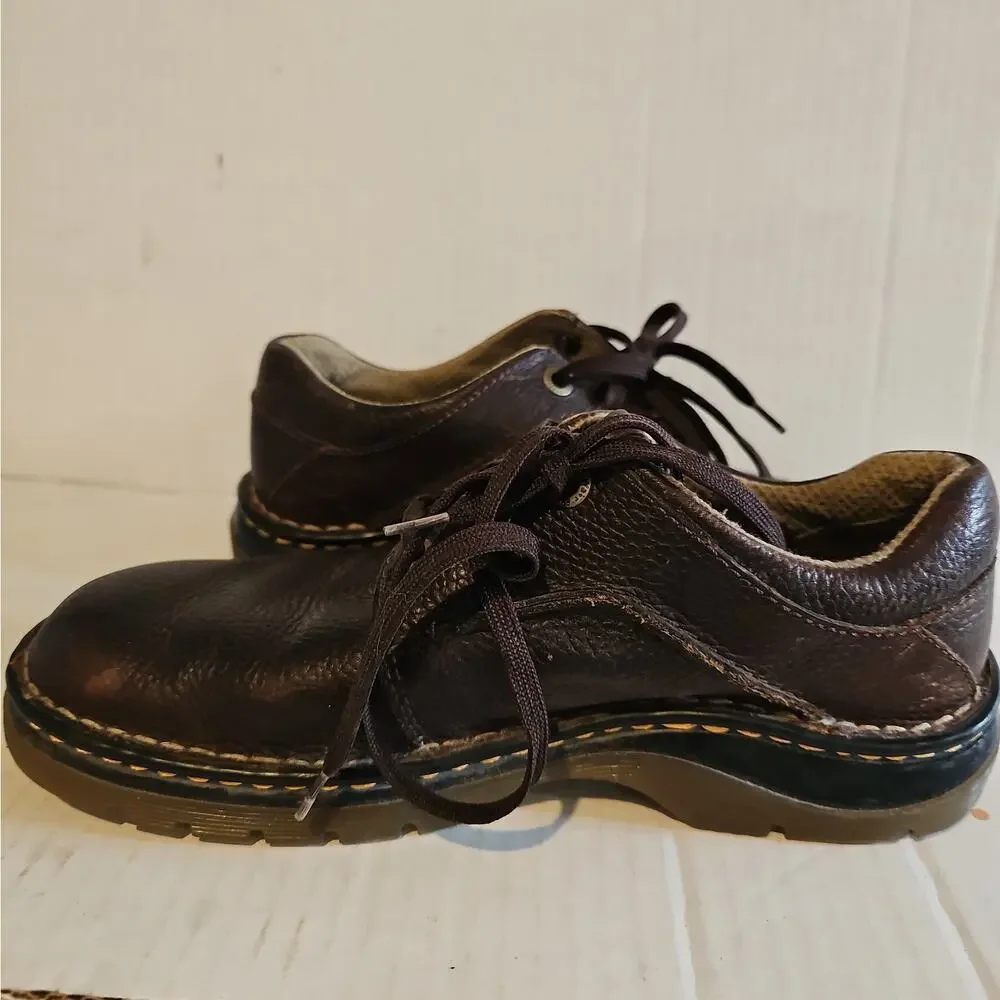 Dr. Doc Martens Men’s 11194 Brown Lace Up Oxford Casual Leather Shoes Size 8